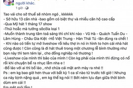 Vũ Hà ẩn ý "đá xéo" đàn em cùng tên vì bệnh "nổ"