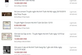 Liveshow Hà Anh Tuấn hết vé sau 5 phút, 'chợ đen' hét giá 14 triệu/cặp