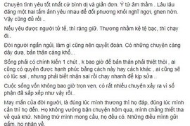 Hậu công khai ly hôn, Tuyết Lan chia sẻ về quan điểm tình yêu