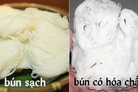 Cách chọn bún sạch không hàn the, chuẩn nhà làm