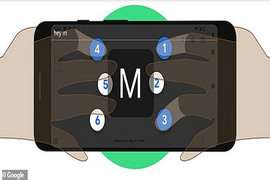 Đã có bàn phím chữ nổi ảo cho điện thoại Android