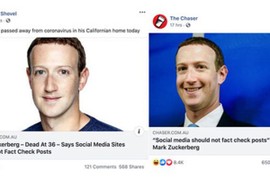 Mark Zuckerberg bị tung tin đồn qua đời ở tuổi 36”