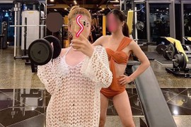 2 cô gái trẻ chơi mốt 'thời trang phang hoàn cảnh' tại phòng gym