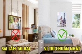 Vị trí treo ảnh cưới đại kỵ, 10 nhà thì 9 nhà mắc phải