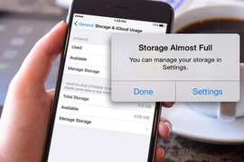 Mẹo miễn phí xử lý đầy dung lượng iCloud trên iPhone