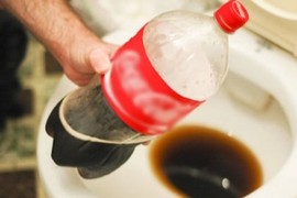 Đổ chai coca vào bồn cầu tưởng lãng phí, ai ngờ kết quả kỳ diệu