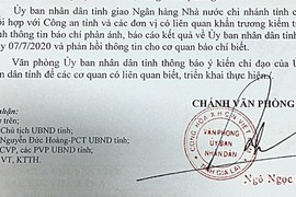 Làm rõ thông tin nhân viên ngân hàng vỡ nợ hàng trăm tỉ đồng