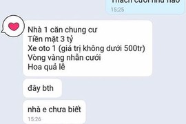 Toát mồ hôi đọc danh sách thách cưới, chàng trai thở dài: 'Tiền đâu cưới vợ?'