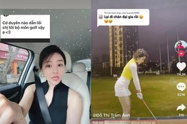 Người đẹp chơi golf kiếm đại gia: Trâm Anh, BTV thể thao nói gì?