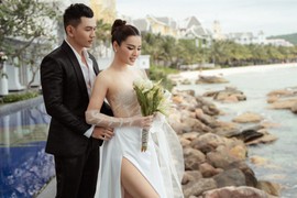 Ảnh cưới của Phương Trinh Jolie khác xa ảnh đô con ở hậu trường