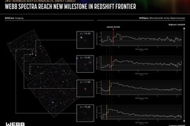 NASA lần đầu chụp được 4 vật thể xuyên không 13,4 tỉ năm