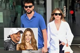 Pique sắp cưới bồ trẻ giữa tin Shakira cặp tay đua Lewis Hamilton