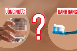 Uống nước trước hay đánh răng trước khi ngủ dậy buổi sáng?