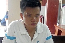 Hiền tại cơ quan công an.