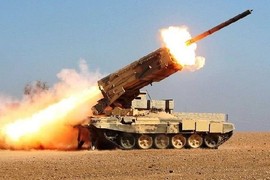 Quân đội chính phủ Syria nhận pháo áp nhiệt TOS-1A, phiến quân khiếp sợ?