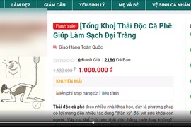 Bơm cà phê vào đại tràng để thải độc… bác sĩ tiêu hóa nói gì?