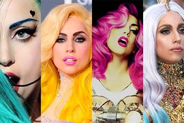 Choáng với 8 cuộc thử nghiệm màu tóc điên cuồng của Lady Gaga  