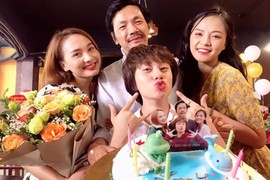 Dàn sao "Về nhà đi con" chúc mừng Trung Anh nhận danh hiệu NSND