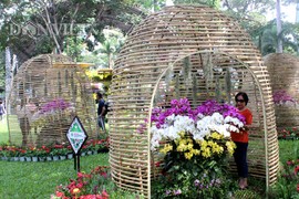 Hàng ngàn giò lan độc, lạ khoe sắc ở Festival hoa lan 