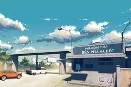 9X vẽ phong cảnh Đồng Tháp "đẹp lạ" theo phong cách anime