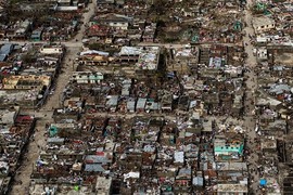 Ảnh: Haiti tan hoang sau siêu bão Matthew nhìn từ trên cao