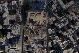 Cảnh tượng thành phố Aleppo chết chóc nhìn từ trên cao