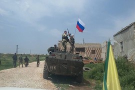 Loạt ảnh binh sĩ Nga tuần tra ở Afrin, Syria