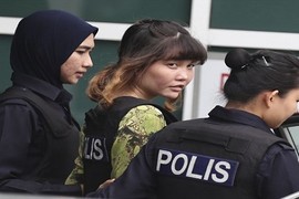 Đoàn Thị Hương tới sân bay tái hiện nghi án Kim Jong Nam