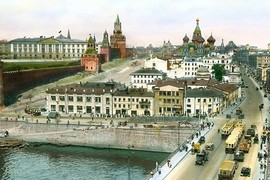 Ảnh màu “độc” diện mạo thủ đô Moscow năm 1931 