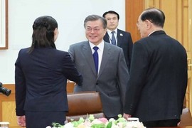 Ông Kim Jong Un mời Tổng thống Hàn Quốc sang Triều Tiên