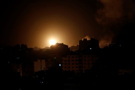 Israel lại không kích dữ dội mục tiêu Hamas tại Dải Gaza?