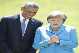 Ngưỡng mộ tình bạn của cựu Tổng thống Obama và Thủ tướng Merkel