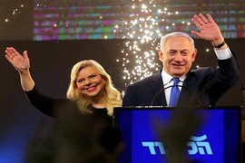 Thủ tướng Israel ăn mừng kết quả bầu cử Quốc hội