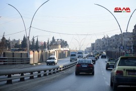 Kinh ngạc tuyến cao tốc chiến lược Aleppo-Damascus vừa được giải phóng