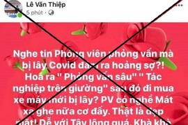 Luật sư Lê Văn Thiệp bị phạt 8 triệu đồng vì xúc phạm nữ phóng viên mắc COVID-19