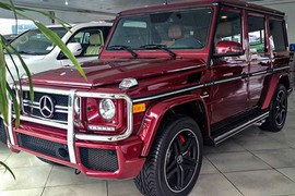 Mercedes G63 AMG màu đỏ mận độc nhất Việt Nam