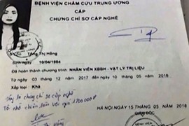 Video: Giả chữ ký Trưởng CA huyện và GĐ bệnh viện để... hành nghề tẩm quất