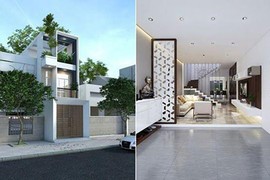 Mê mẩn ngắm nhà phố 56 m2 đẹp như biệt thự hạng sang 