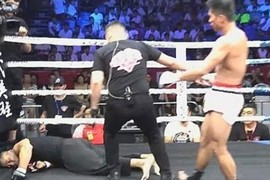 Cao thủ Vịnh Xuân Quyền lại bị hạ knock-out sau hơn 1 phút