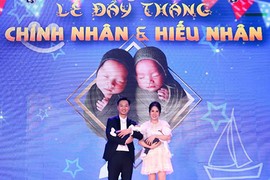 MC Thành Trung mở tiệc đầy tháng cho cặp quý tử sinh đôi