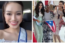 Đỗ Thị Hà đọ sắc bên dàn thí sinh Miss World 2021