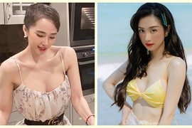 "Cân đo" style thời trang của Jun Vũ - Quỳnh Nga sau khi “bơm ngực”