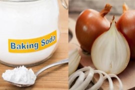 Trộn hành tây với baking soda để ở góc nhà... hiệu quả khó tưởng