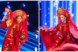 Bùi Quỳnh Hoa thi quốc phục ở Miss Universe sau sự cố