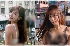 Ngượng đỏ mặt trước hot girl mặc hở hang trên ban công