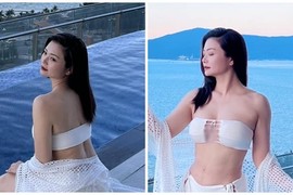 Diễn viên Kiều Anh tung ảnh bikini khoe dáng nuột ở tuổi 42