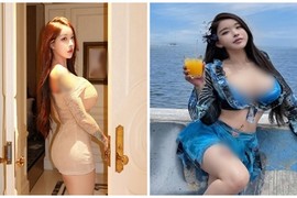 Hot girl siêu vòng một xăm kín người, mê diện đồ bó sát