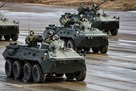 100 xe thiết giáp BTR-82A Nga được điều đến Tajikistan