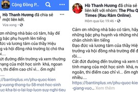 Nữ giám đốc ở Phú Quốc lên mạng xã hội chửi 'lương tâm của hiệu trưởng bị chó tha'