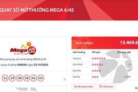 Tháng 10 may mắn, người thứ 4 trúng độc đắc Vietlott, ôm về 15 tỷ